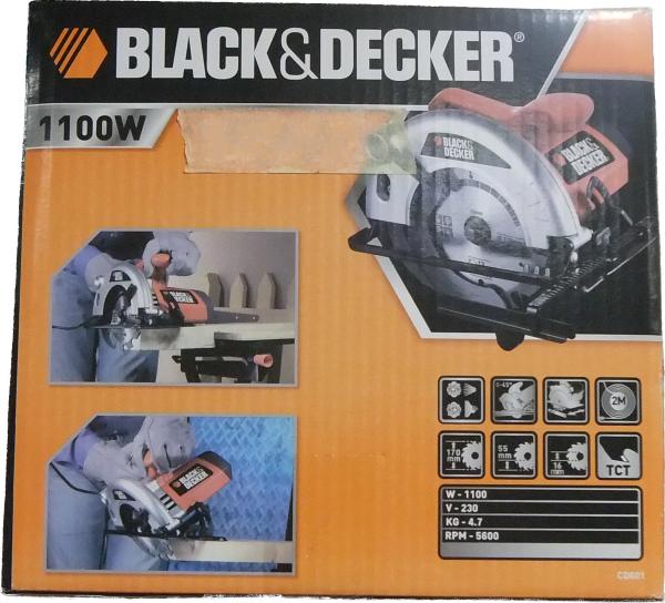 Handkreissäge, 1100W, Black and Decker